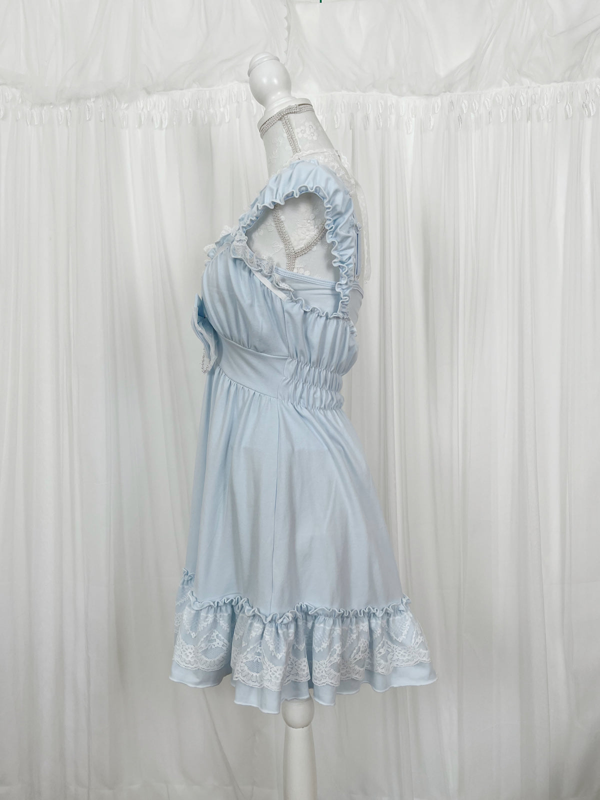 (Pre-order)Vintage Angel Blue Poppy Dress & Cami Set