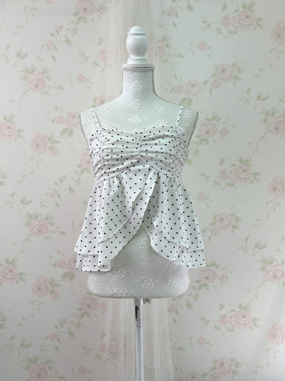 GRL Polka Dot Flare Camisole