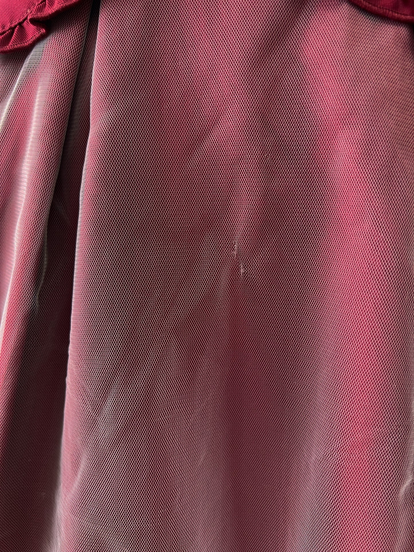 Amavel Waist Bow Tulle Jumper Skirt