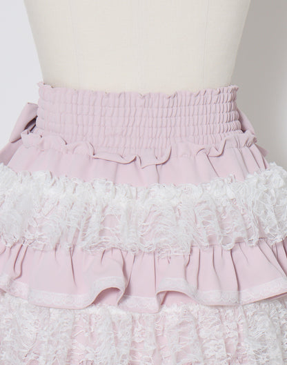 mellfy memory Lace tutu drawers mini Skirt