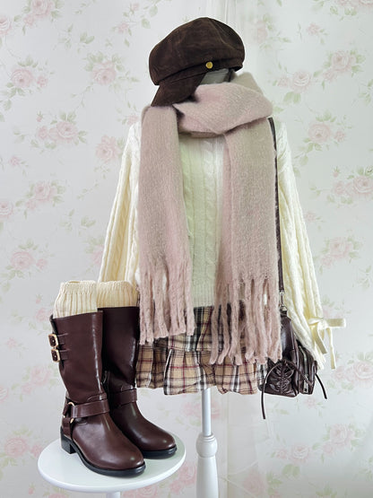 GRL Ribbon Shoulder Bag (Chocolate)