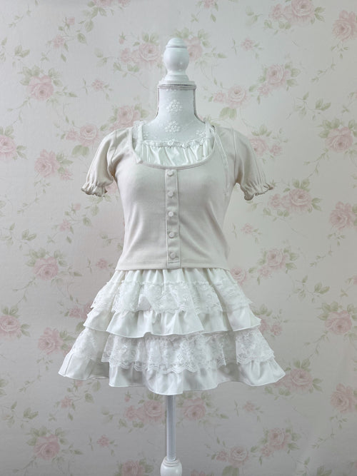 (35%OFF)Milk Maid Organdy Bow Top (Beige)