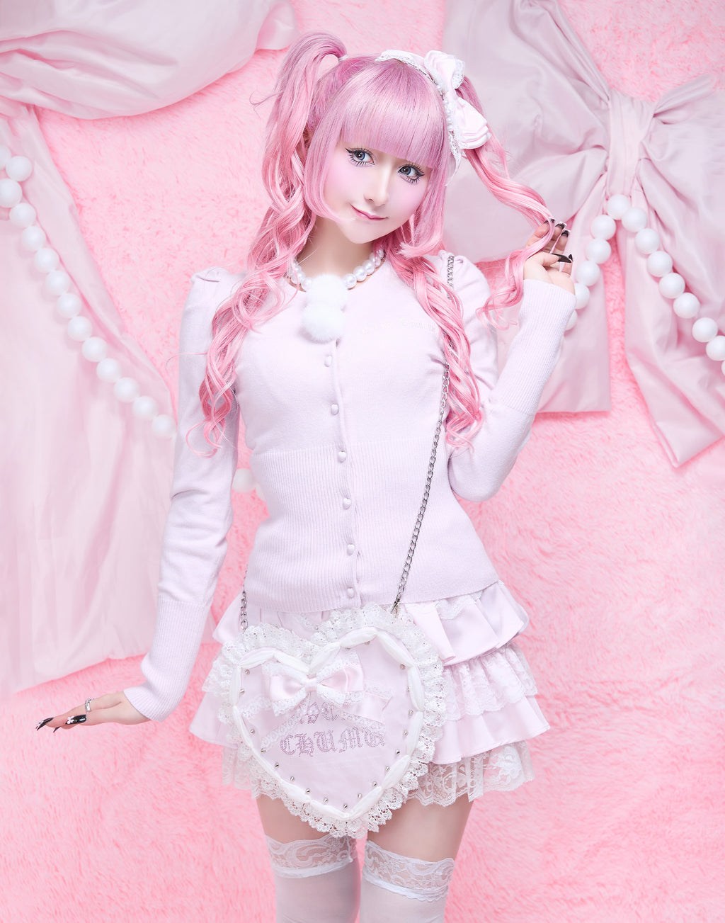 AVENCHUMU Eat Me Drink Me knit cardigan