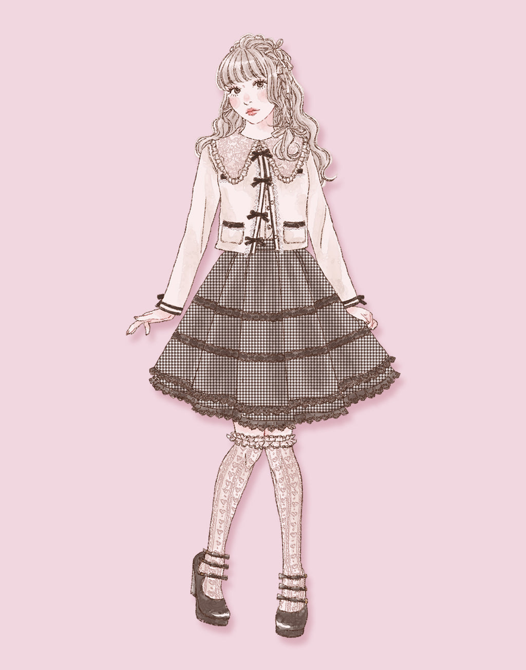 mellfy memory My secret classic ribbon Cardigan