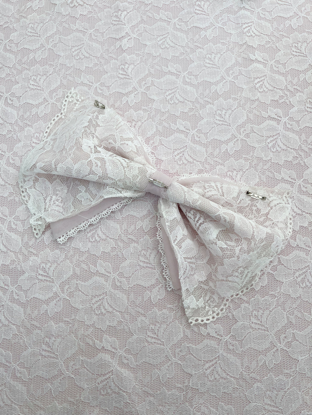 Kirallum Tokyo Handmade Chiffon Princess Lace Big Bow (Pink)