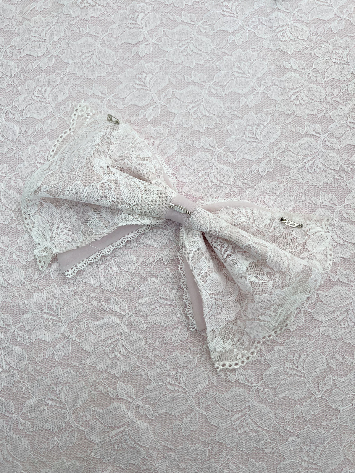 Kirallum Tokyo Handmade Chiffon Princess Lace Big Bow (Pink)