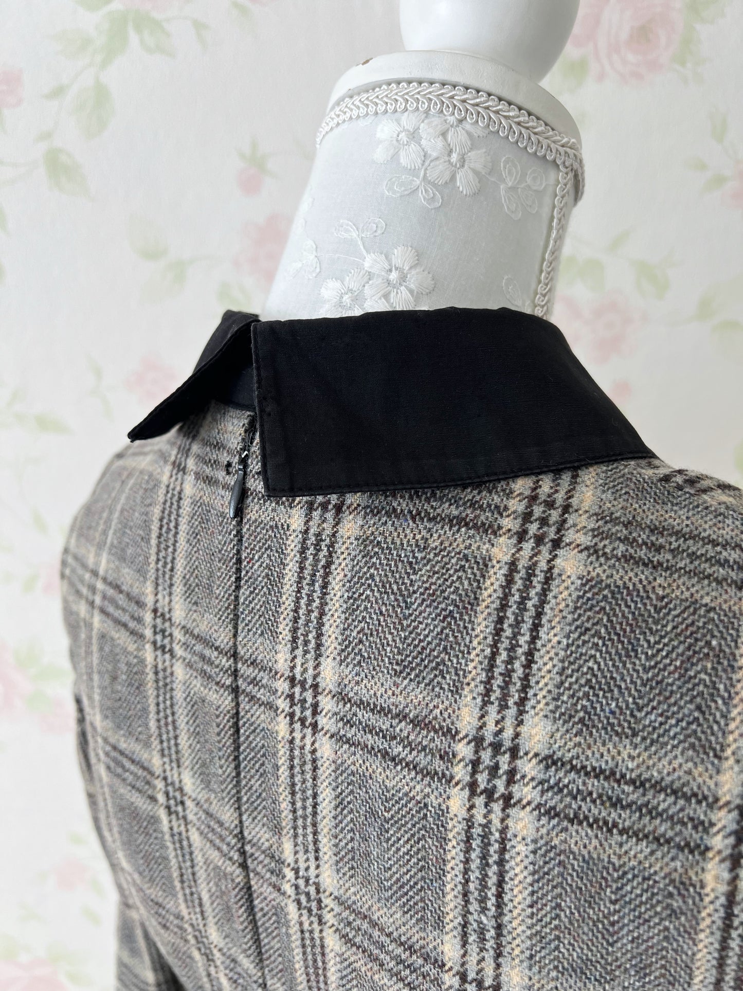 EATME Wool Mix Checked Dress