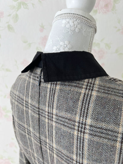 EATME Wool Mix Checked Dress