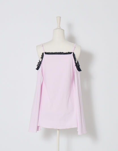 AVENCHUMU ERICO collaboration illustration flare sleeve top