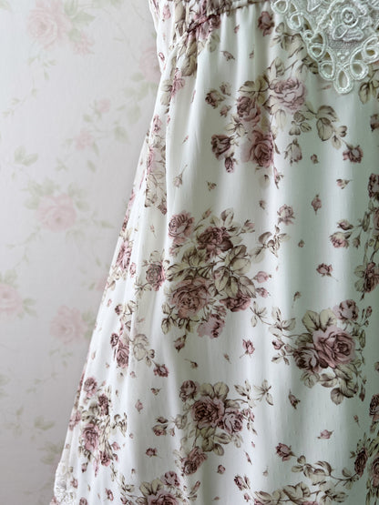 L’EST ROSE Antique Rose Camisole Dress