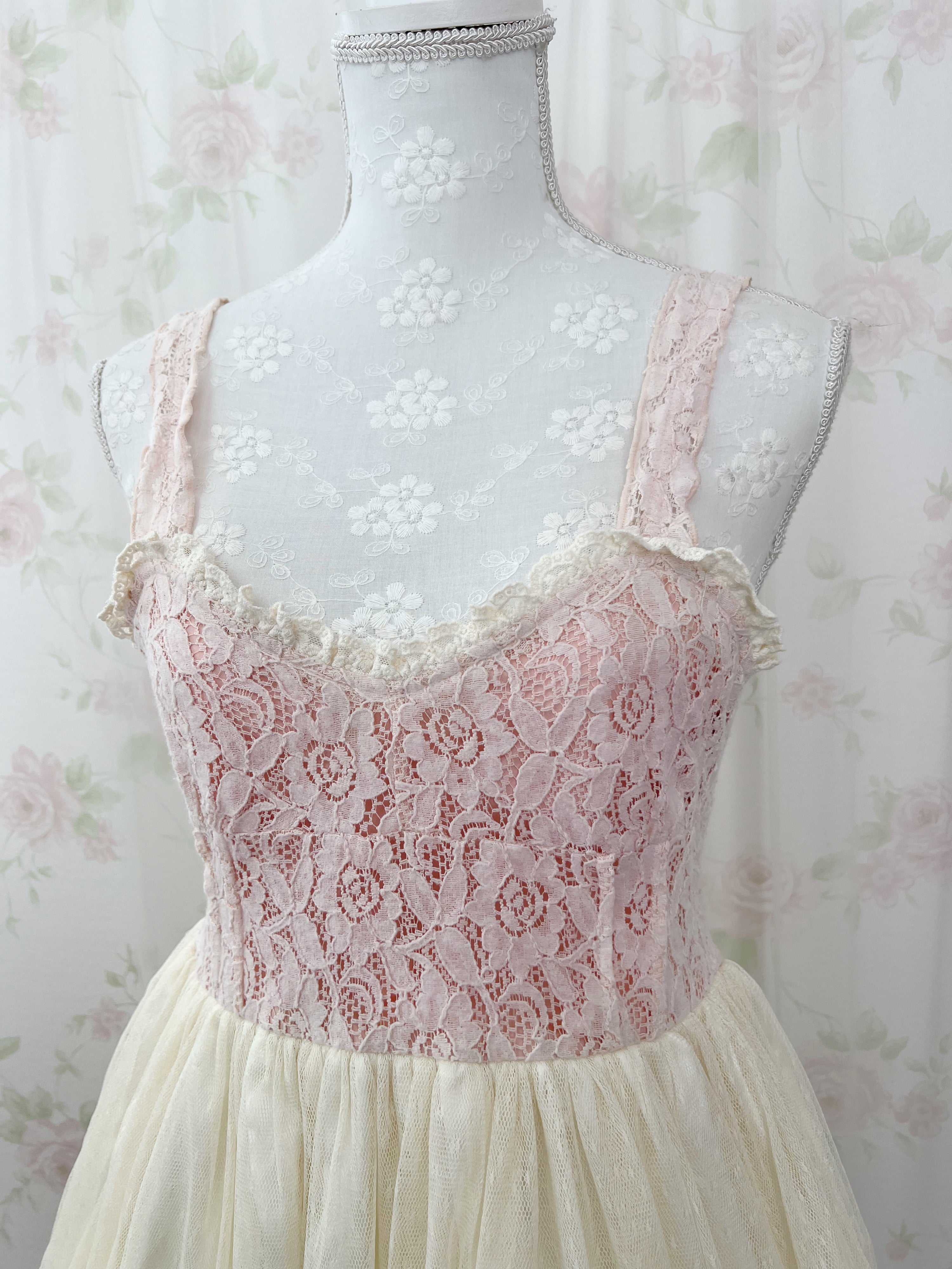 LIZ LISA Lace Tulle Camisole Dress