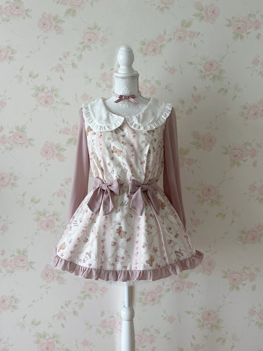 LIZ LISA Teddy Bear Side Bow Tunic Top