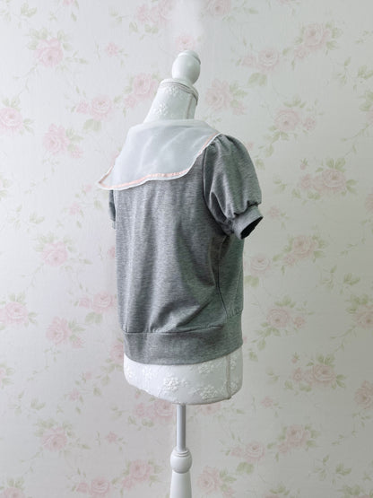 Secret Honey Organdy Sailor Sweat Shirt