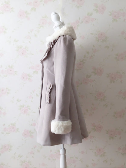 (25% OFF) Ank Rouge Crystal Heart Dolly Coat (Pink)