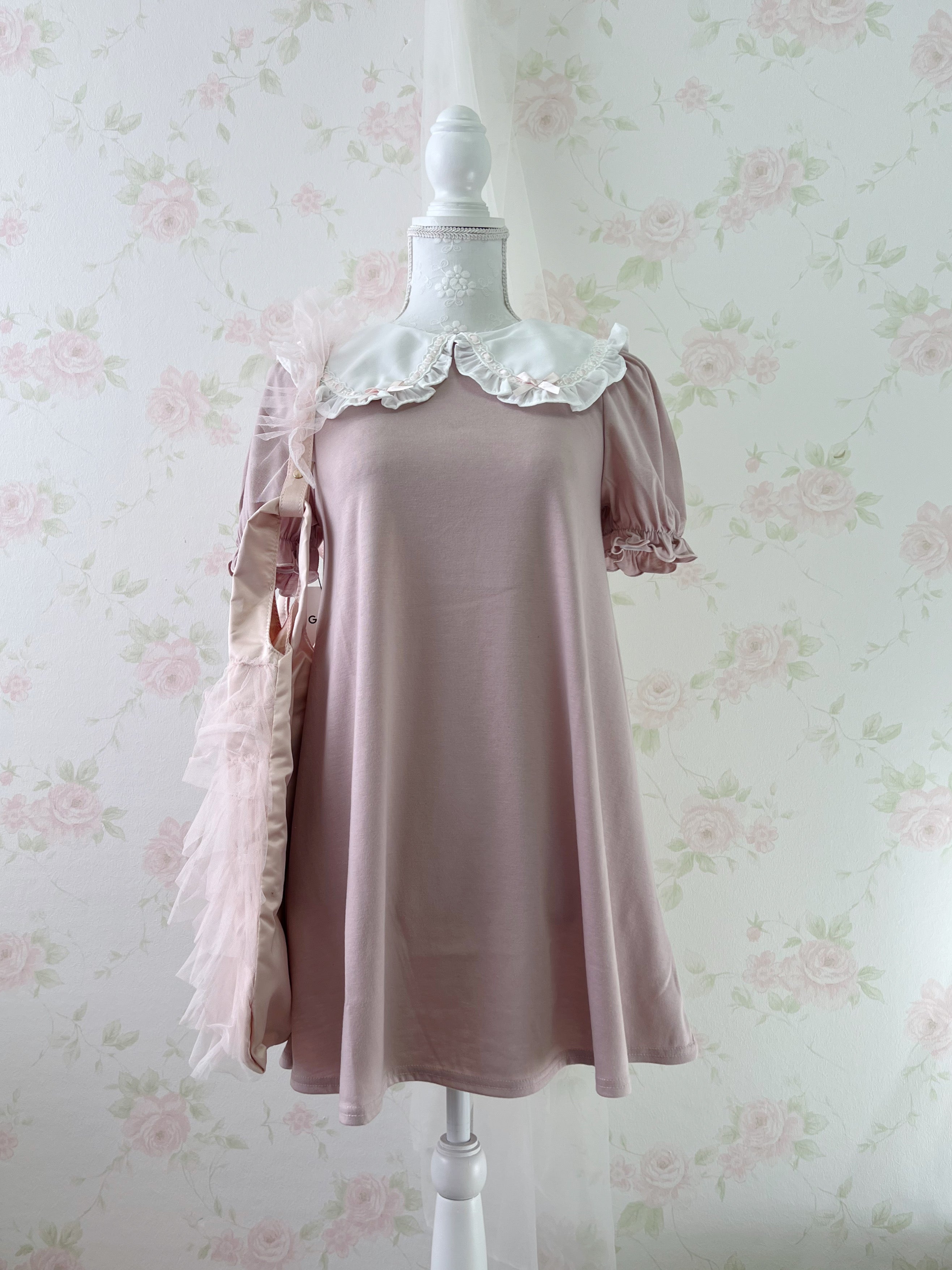 Ank Rouge Dolly Collar Dress (Pink)