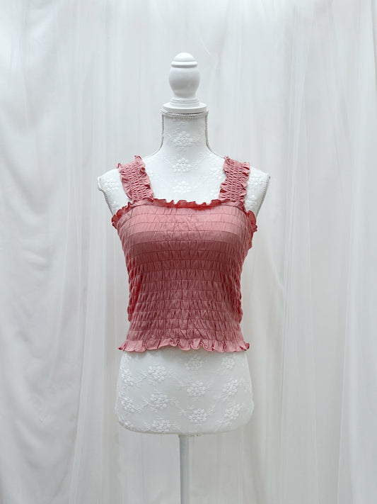 Honey’s Smocked Short Top (Pink)