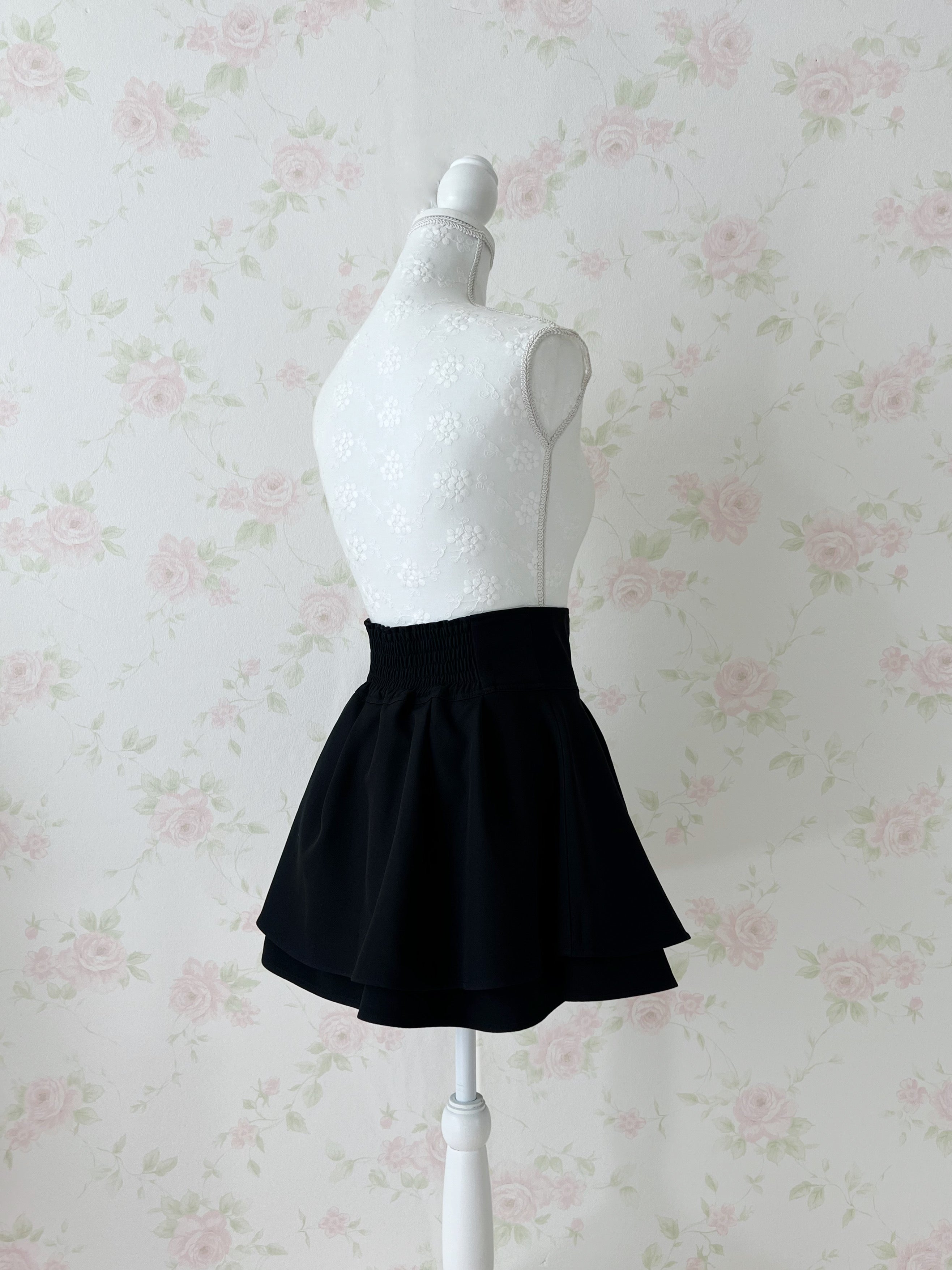 Jiraikei High Waist Sukapan (Black)