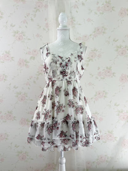 axes femme Floral Tunic Top (White)