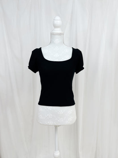 (16% OFF) GRL Back Bow Shoujo Top (Black)