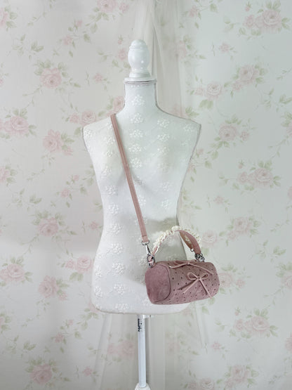 Polka dot shoujo 2 way bag (pink)