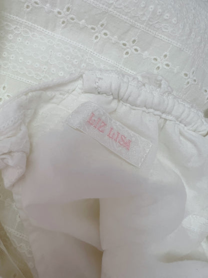 LIZ LISA Shoulder Ribbon Cotton Dress