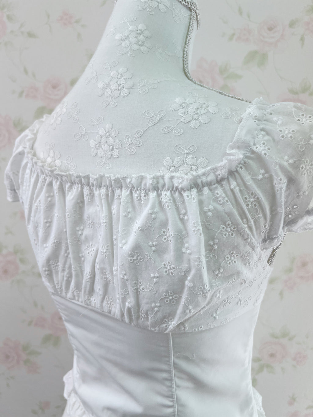 Shoujo Corset Like Blouse (White)
