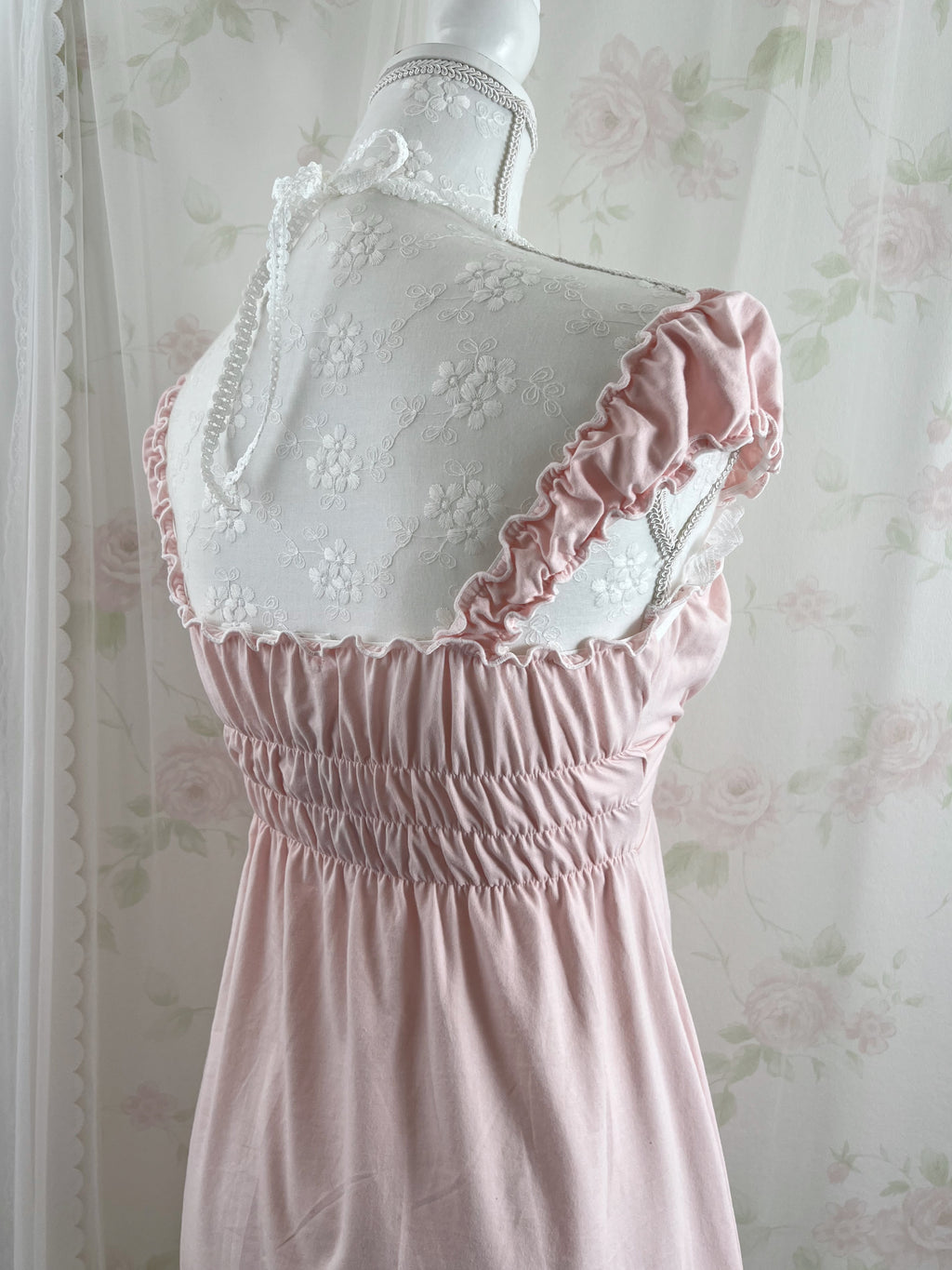 (Pre-order)Vintage Angel Tailor Pink Laloli Dress&Cami Set