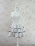Polka Dot Layered Sukapan(White)
