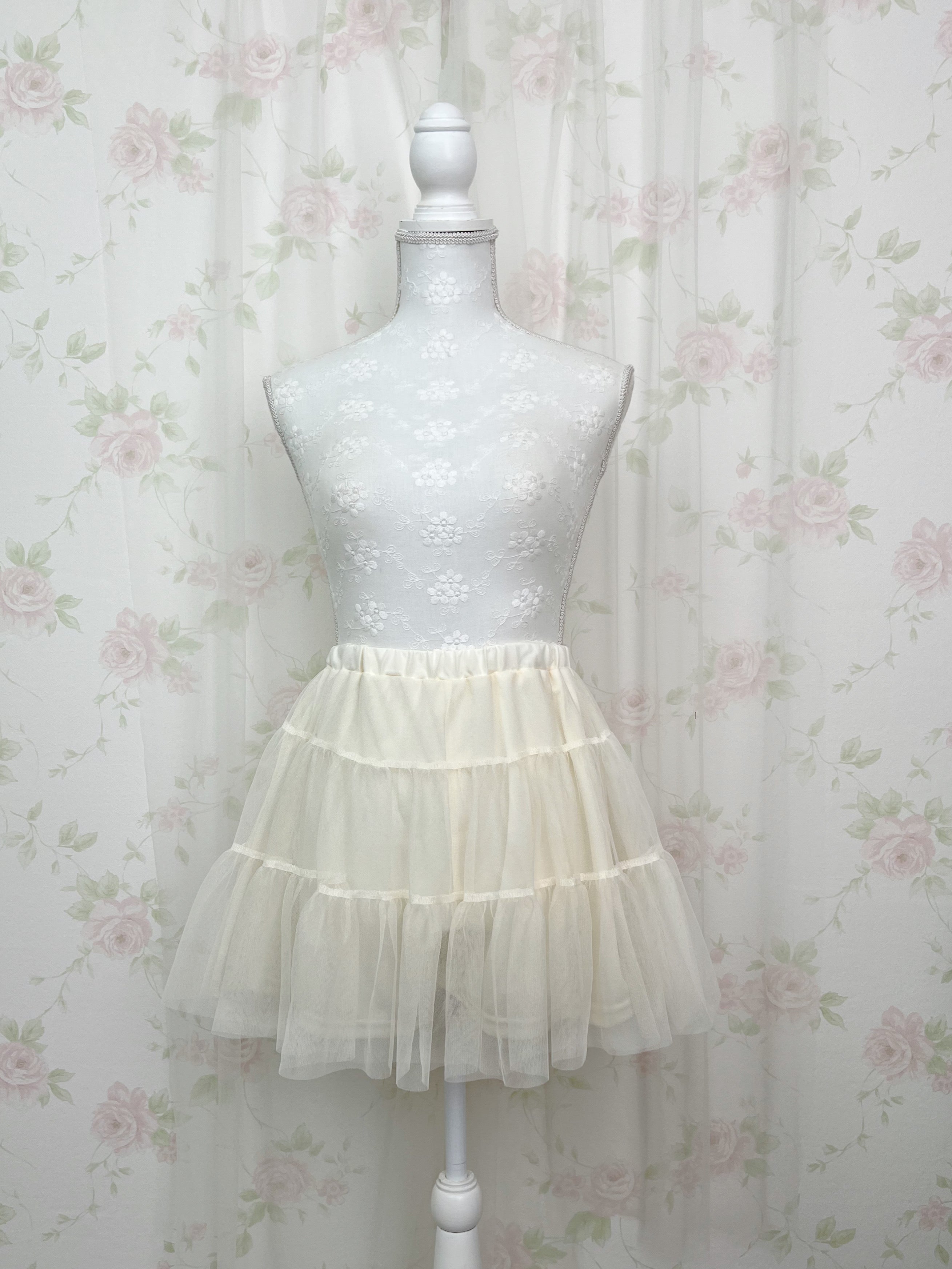 Fairy Tulle Skirt(Ivory)