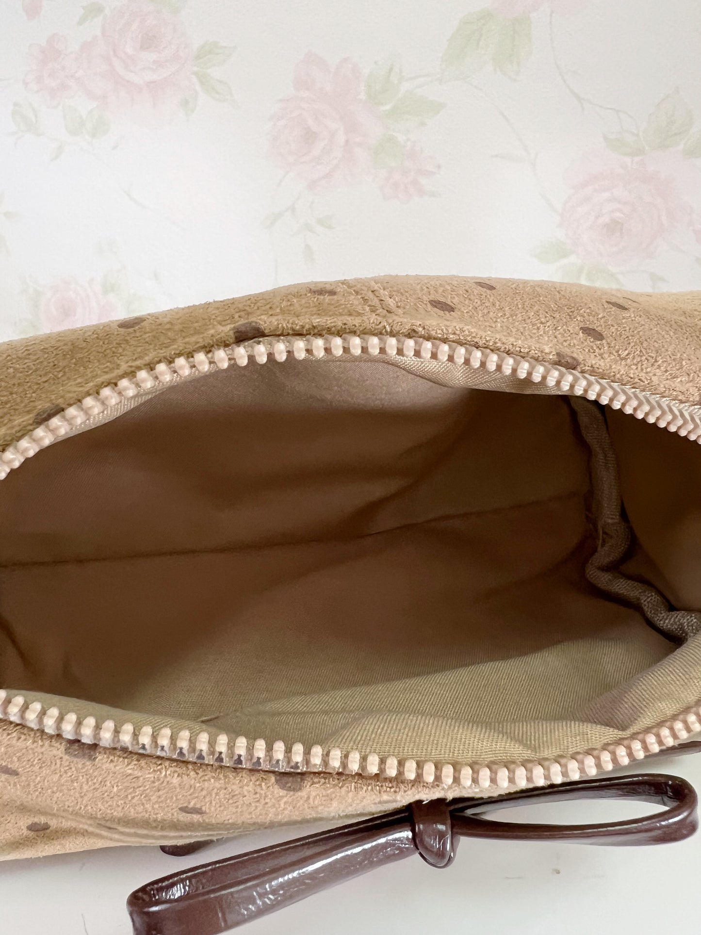 (Pre-order) GRL polka dot shoujo 2 way bag (caramel)