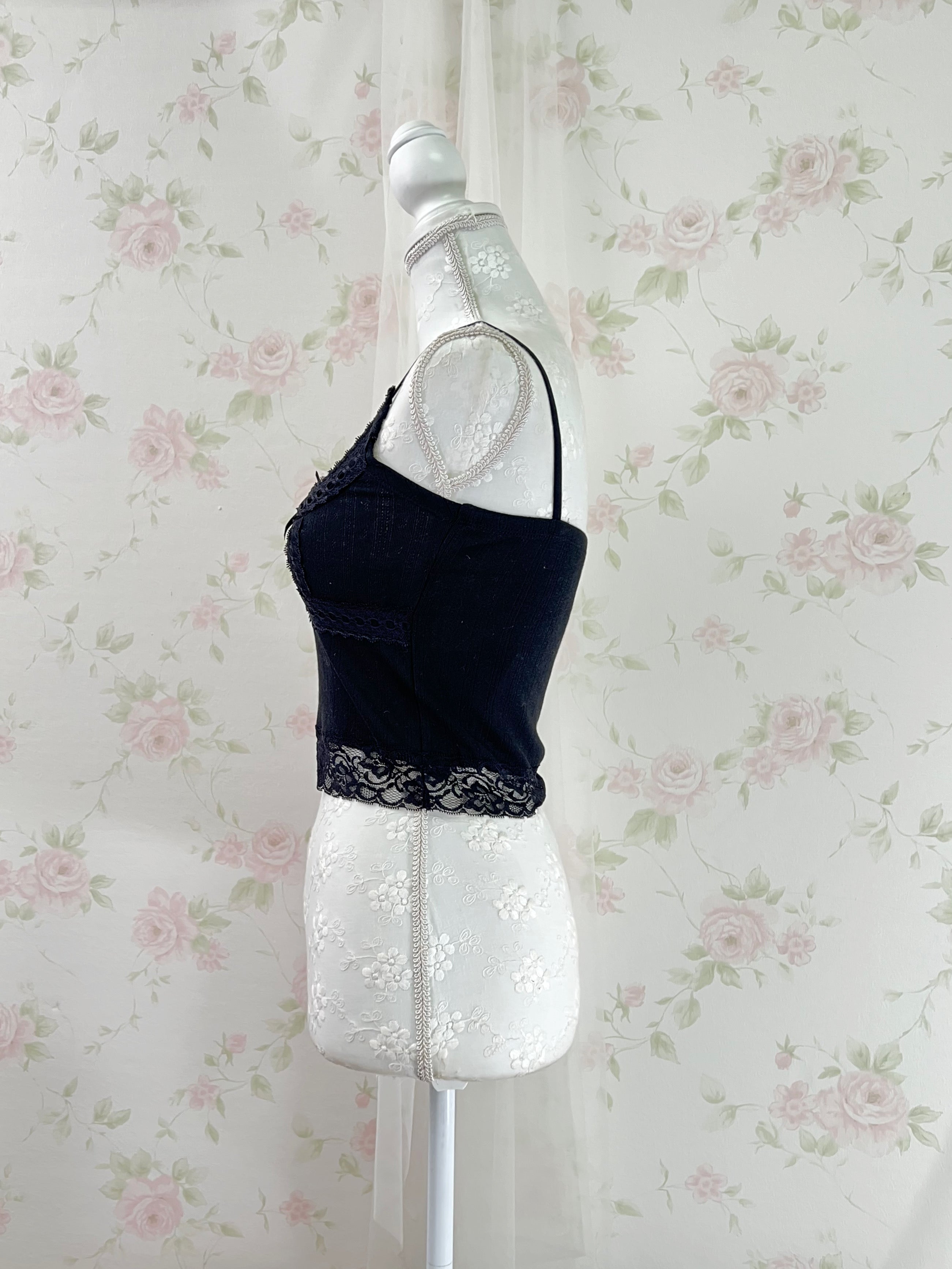 Dream Vision Y2K Gyaru Camisole (Black)