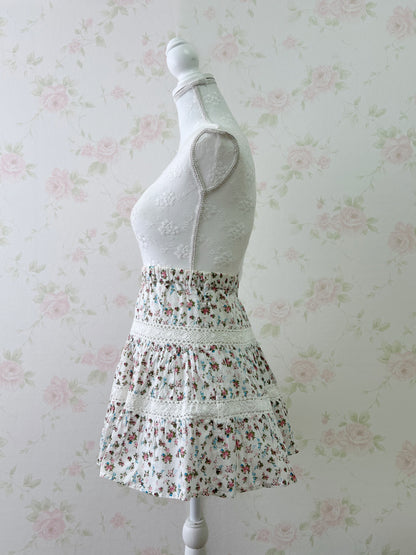Honey’s Floral Cotton Lace Skirt