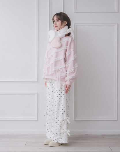 Lolime fancy dot layered pantsskirt