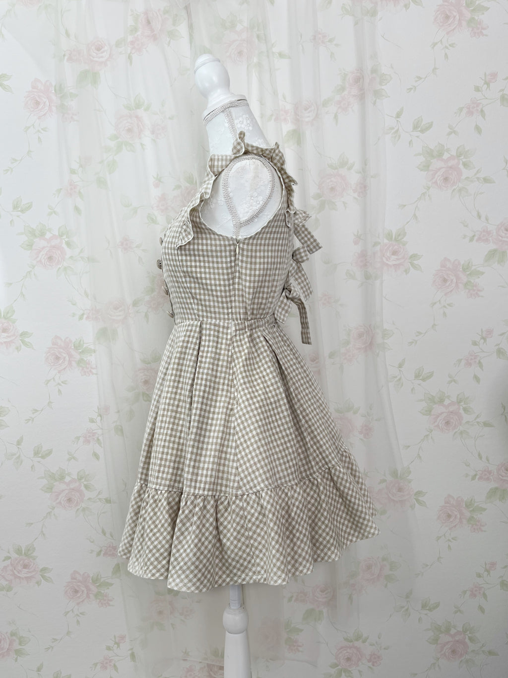 LIZ LISA Back Triple Bow Jumper Dress