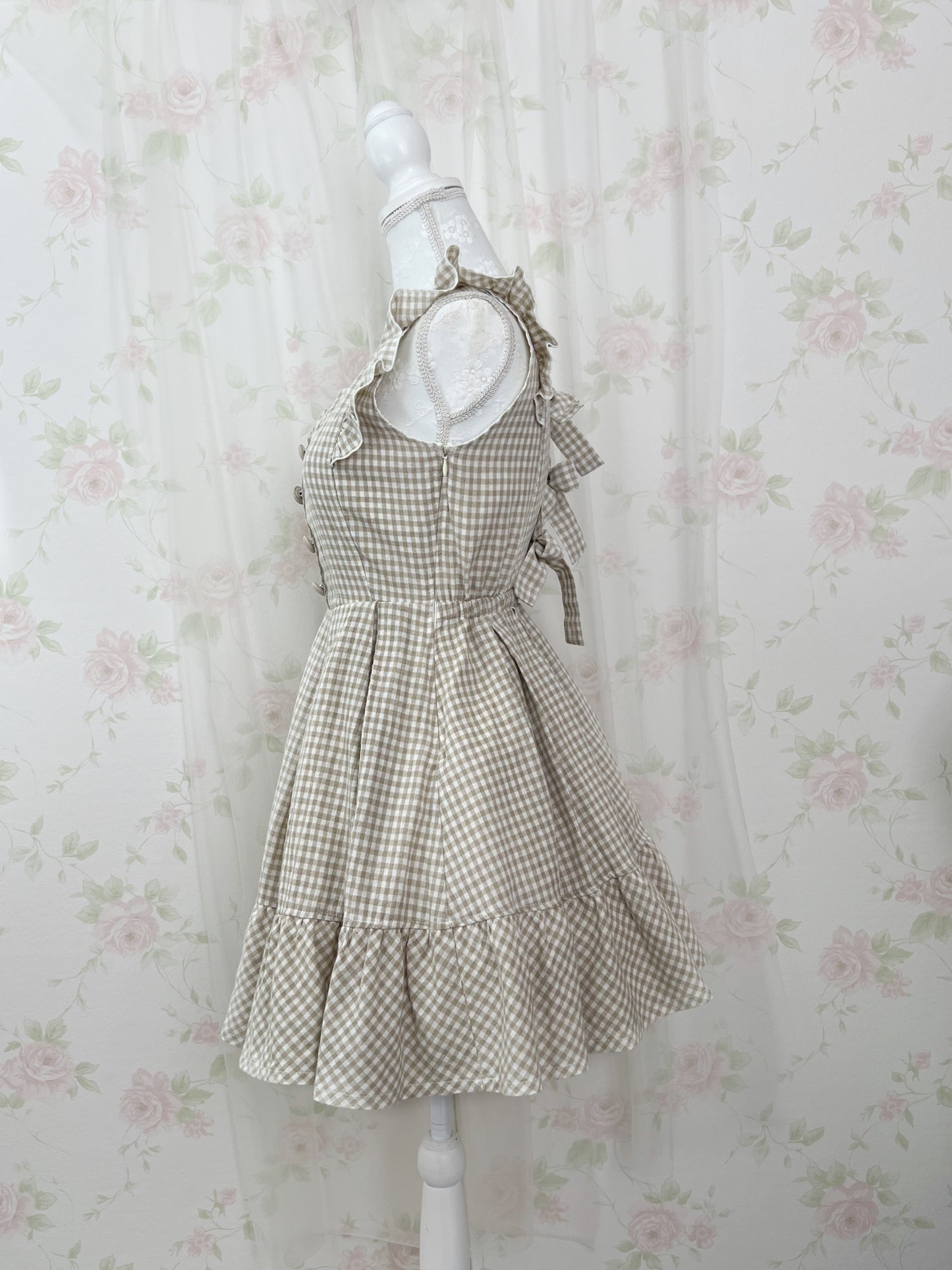 LIZ LISA Back Triple Bow Jumper Dress