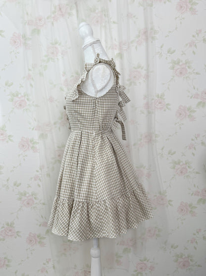 LIZ LISA Back Triple Bow Jumper Dress