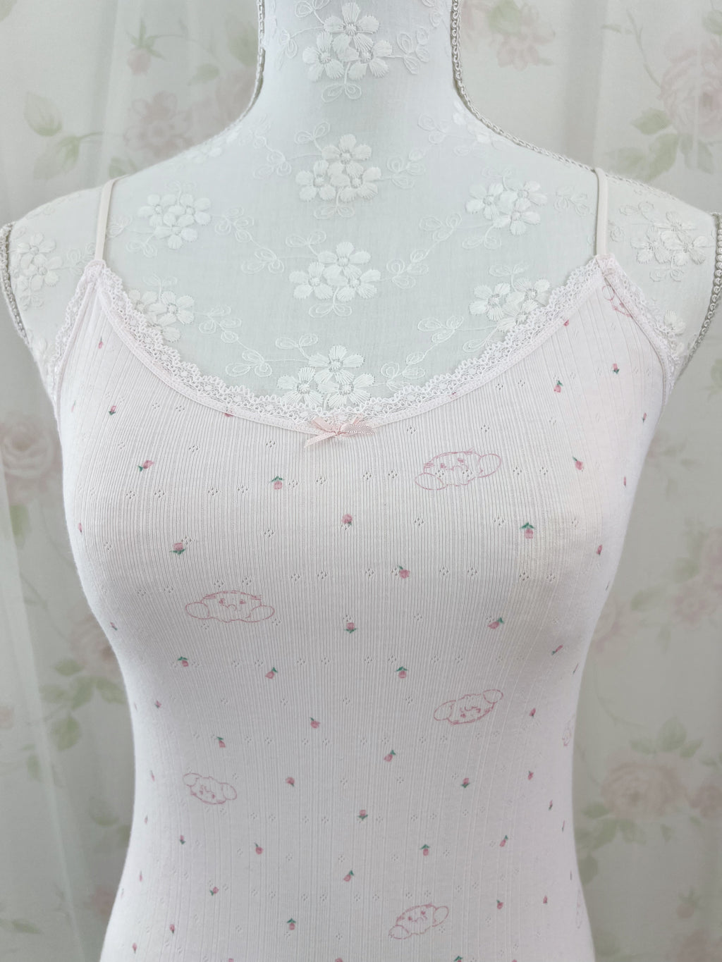 mikko Lil ala mode Cotton Blend Camisole (Baby Pink)