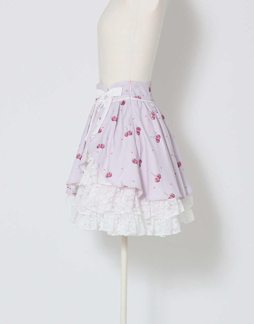 mellfy memory Sweet cherry lace frill Skirt