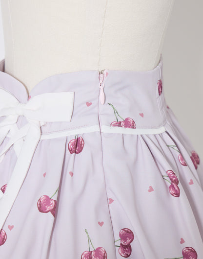 mellfy memory Sweet cherry lace frill Skirt