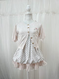 MAJESTIC LEGON Hello Kitty Cardigan (White)
