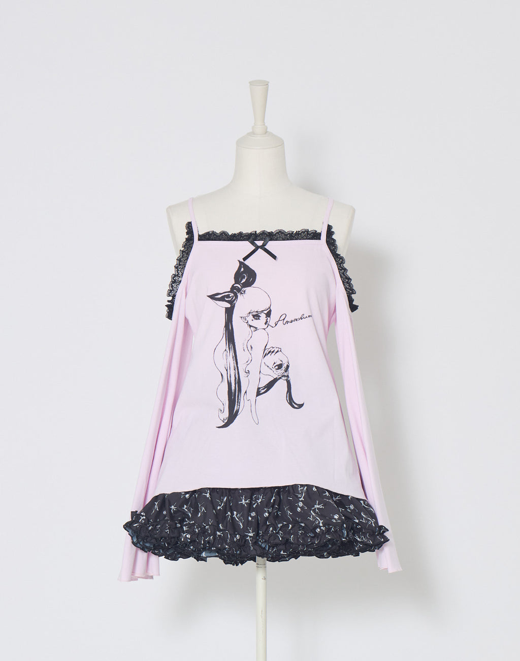 AVENCHUMU ERICO collaboration illustrated tutu skirt