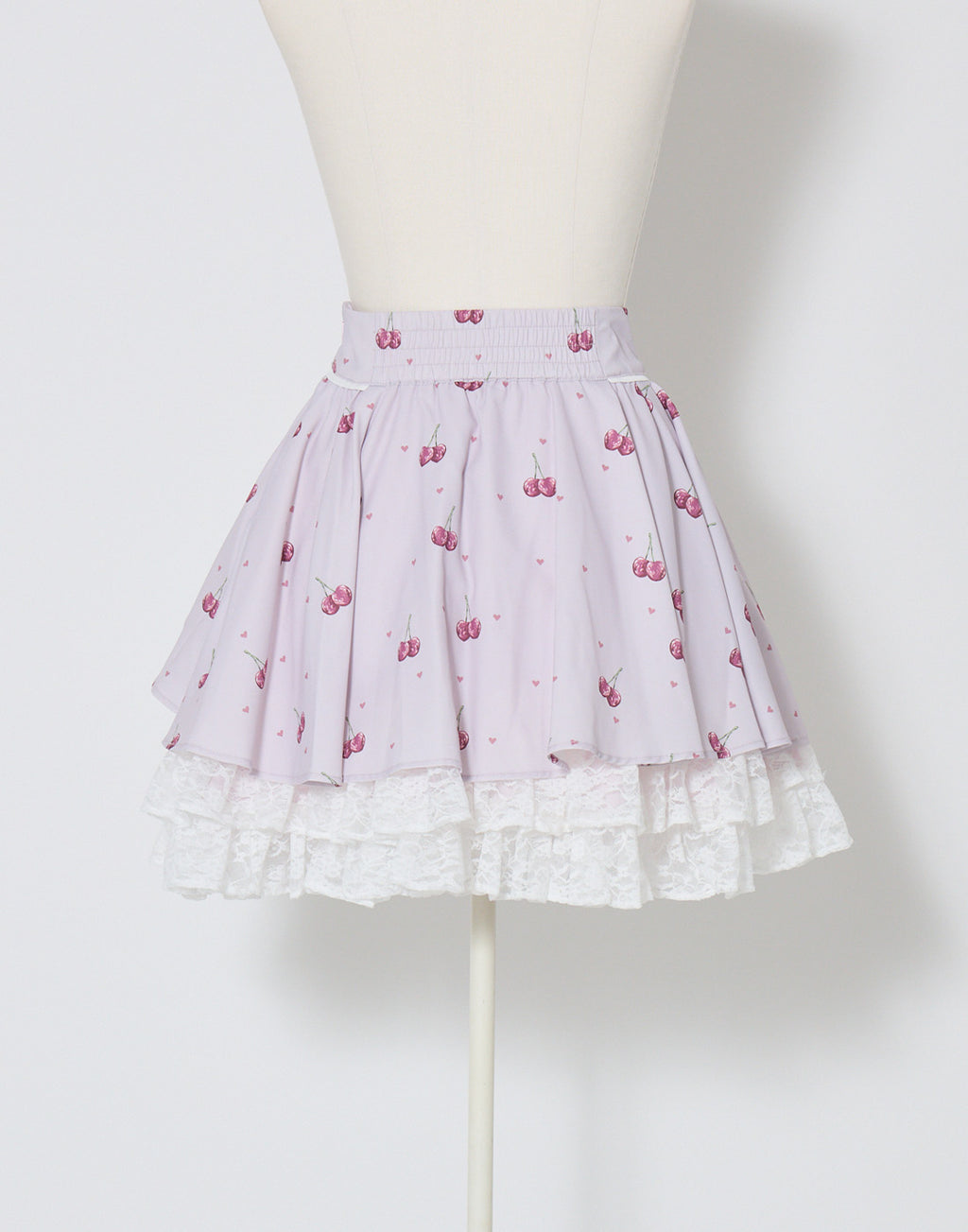mellfy memory Sweet cherry lace frill Skirt