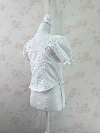 GRL Floral Embroidery Blouse