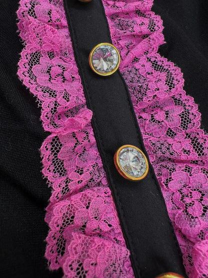 MA*RS Crystal Button Gyaru Tight Skirt