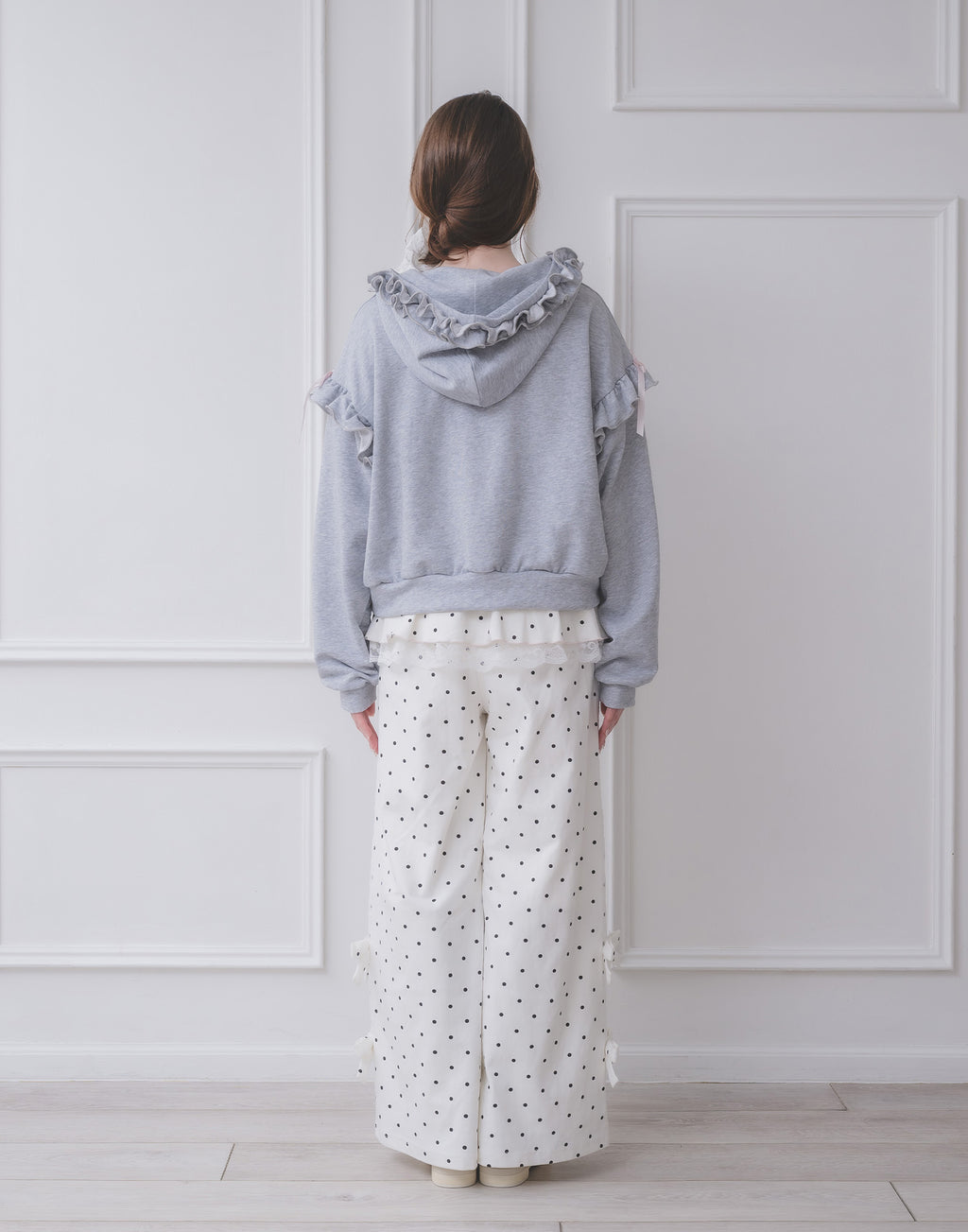 Lolime rose motif hoodie