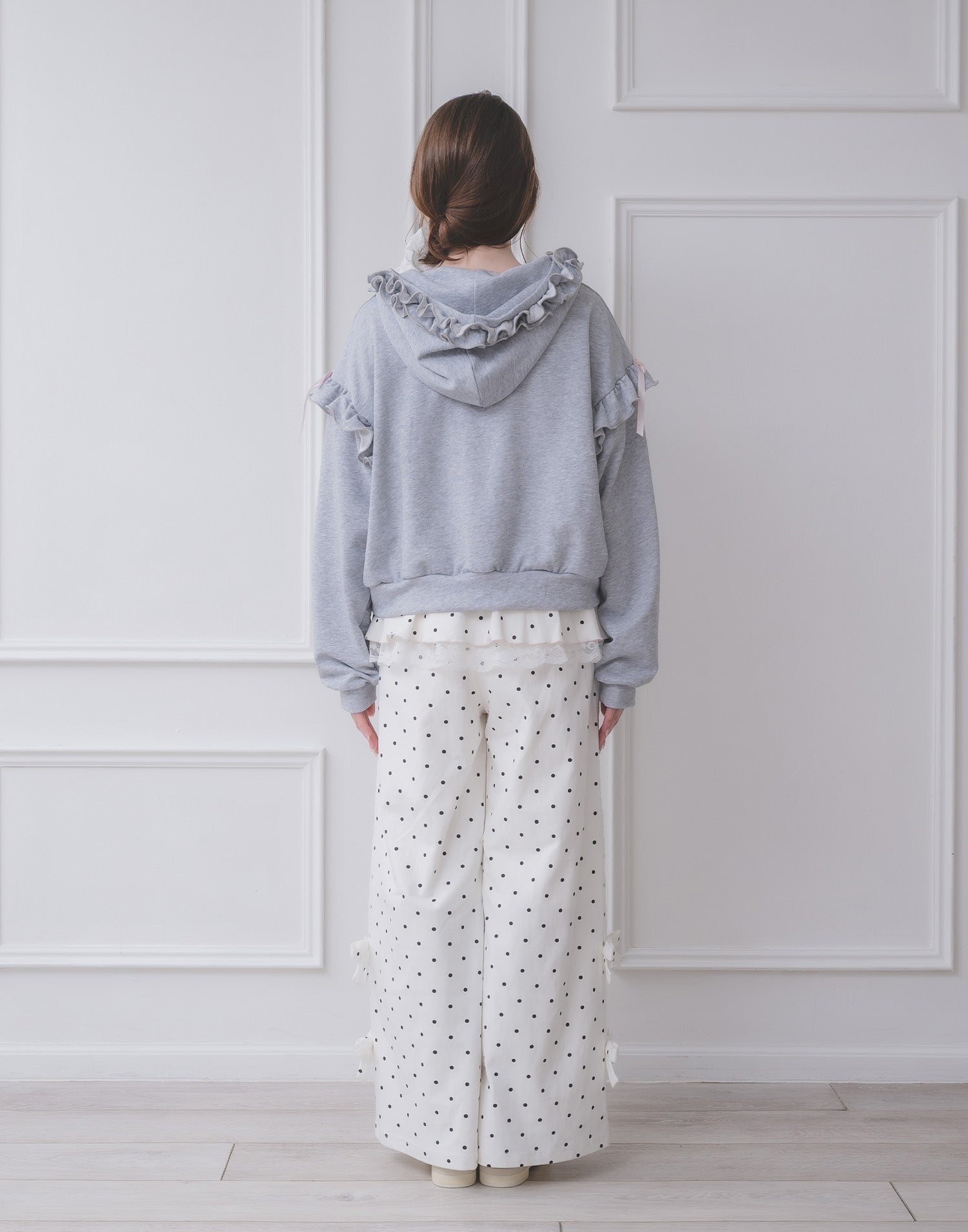 Lolime fancy dot layered pantsskirt