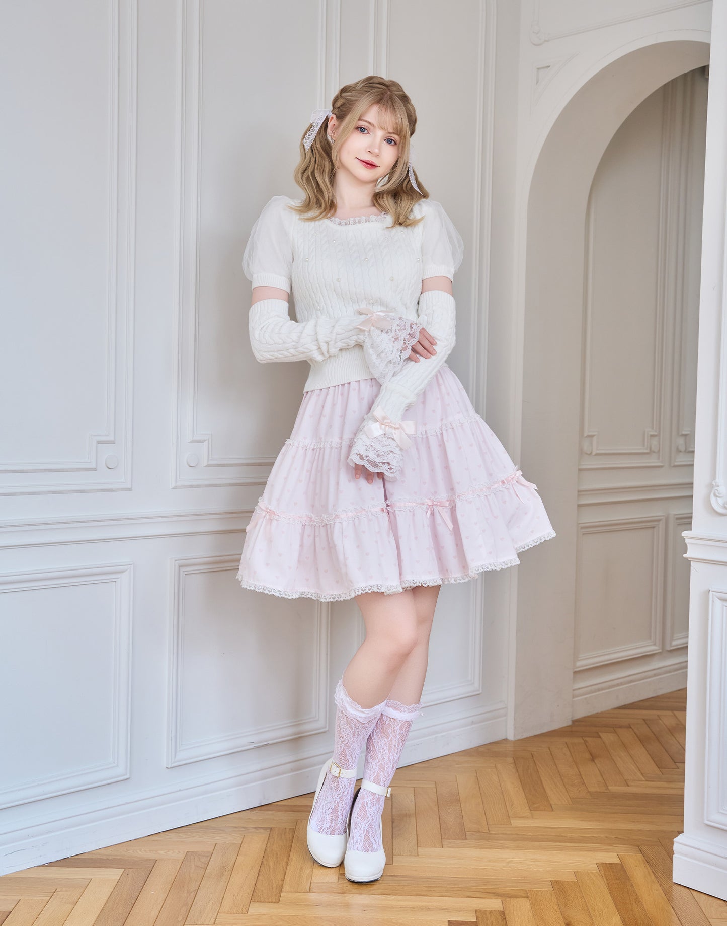 mellfy memory Chocolate de Love Letter Skirt