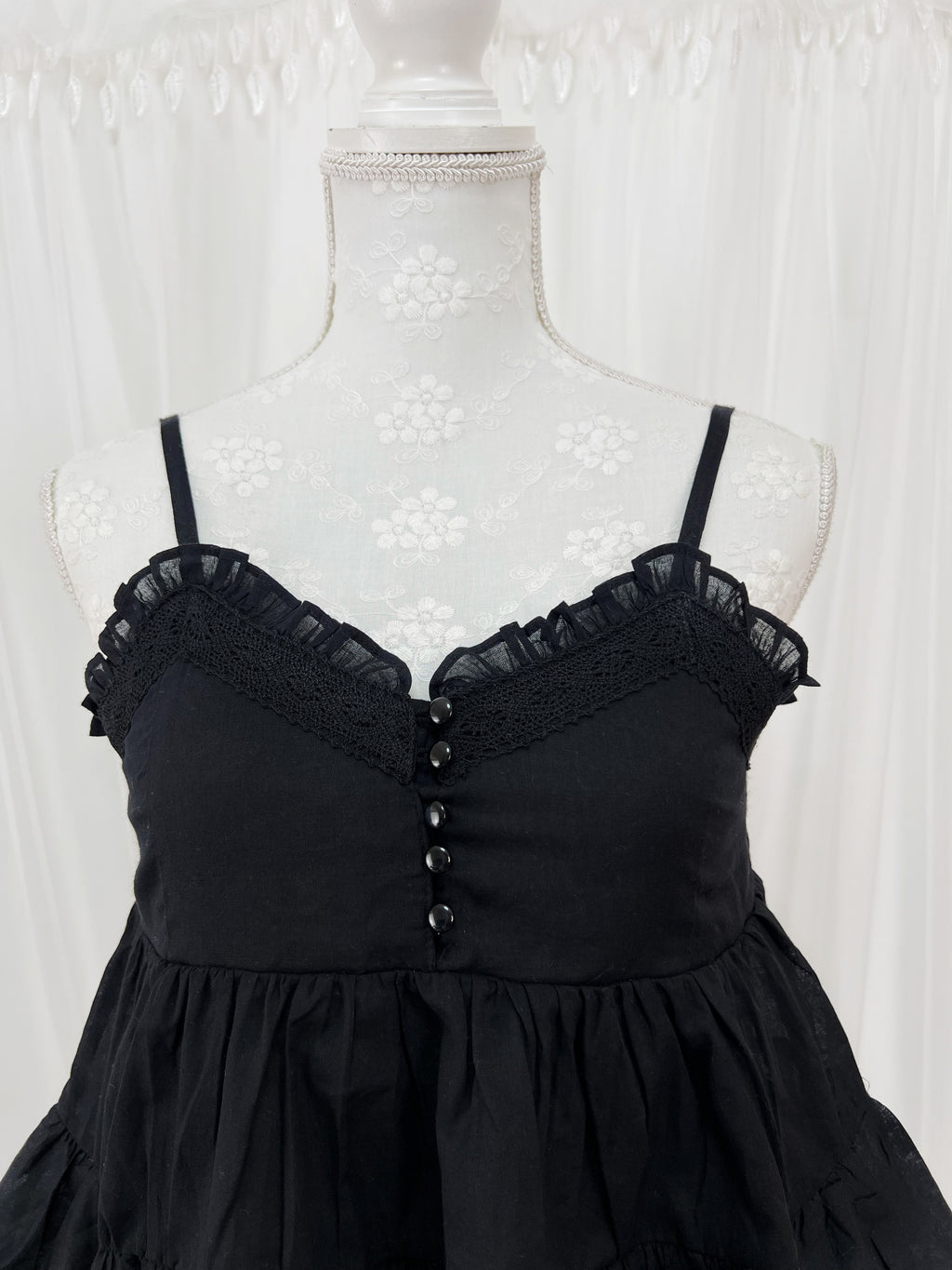 Flare Dolly Camisole (Black)