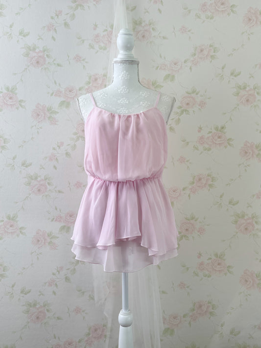 rienda Chiffon Camisole (Pink)