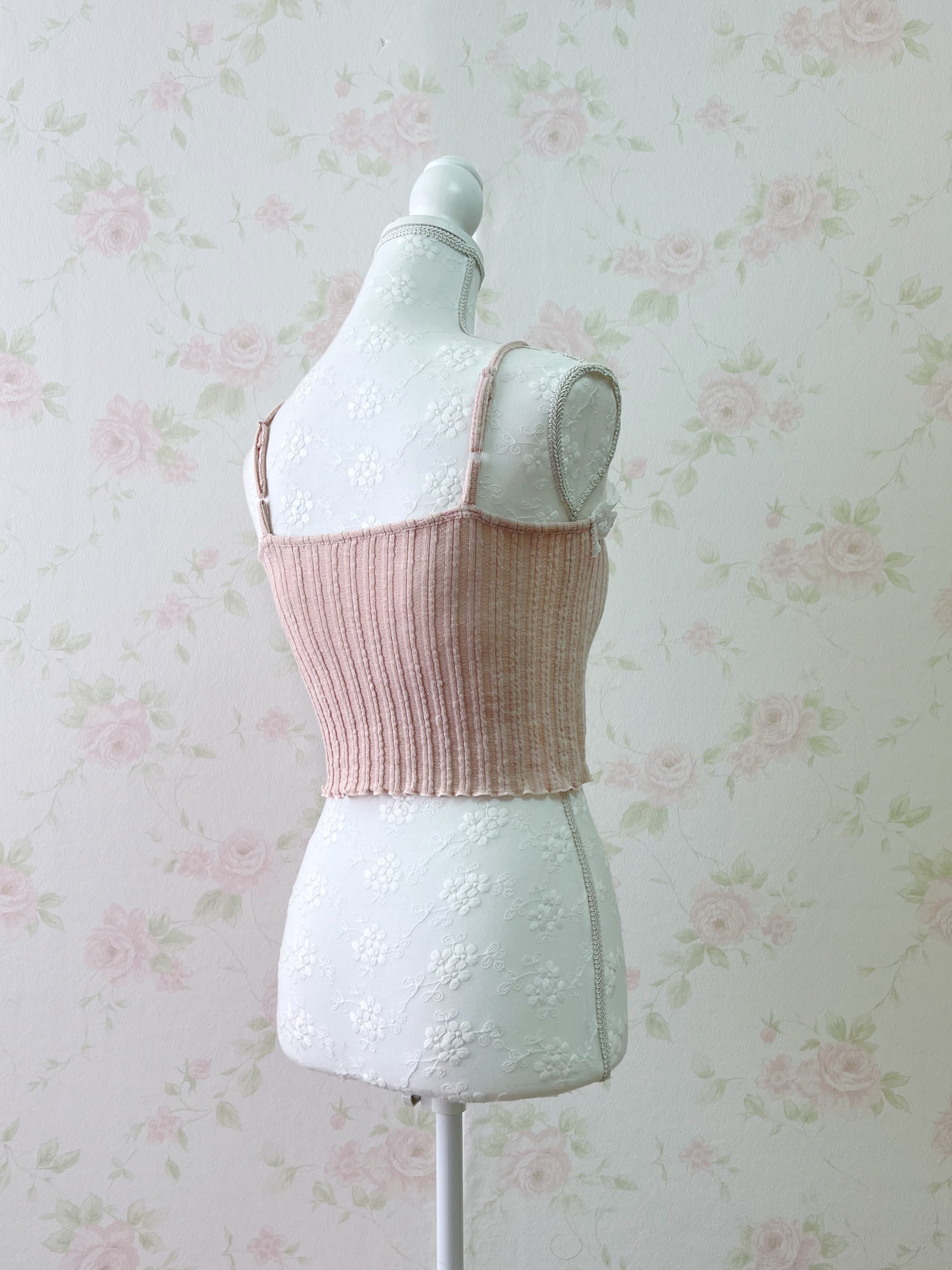 Shoujo Camisole Set Cardigan (Pink)